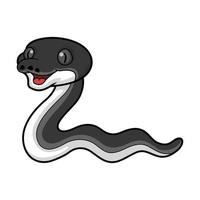 mignonne content albertissi serpent dessin animé vecteur