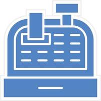 conception d'icône de vecteur de caisse enregistreuse
