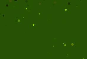 toile de fond de vecteur vert clair avec des points.