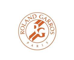 Roland garros tournoi logo Orange français ouvert tennis champion symbole conception vecteur abstrait illustration