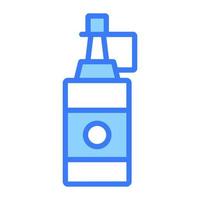 compressible bouteille de parfumé sauce, personnalisable icône de ketchup vecteur