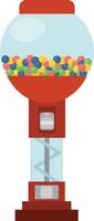 vecteur image de une gumball vente machine