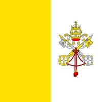 illustration simple du drapeau du vatican pour le jour de lindépendance ou les élections vecteur