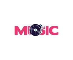Créatif la musique logo. moderne affaires entreprise marque logo conception vecteur illustration