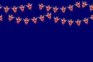 couronnement fête Royaume-Uni syndicat jack drapeau Contexte vecteur illustration