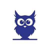 hibou logo sage oiseau logo hibou symbole logo pour éducation a15 vecteur