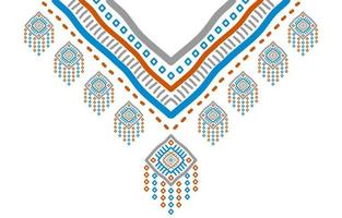 géométrique ethnique Oriental modèle traditionnel. tribal Collier broderie. aztèque ornement imprimer. Américain, mexicain style. vecteur