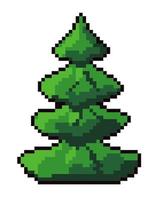 pin arbre pour Jeu conception et la nature scènes vecteur