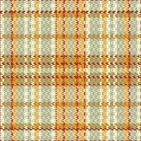 motif de couleur halloween tartan ou plaid. vecteur