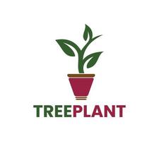 arbre plantation logo conception avec semis croissance, agriculture, grandir conception inspiration, sur blanc arrière-plan, vecteur illustration.