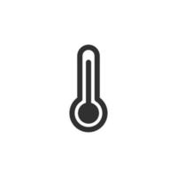 chauffage icône, isolé chauffage signe icône, vecteur illustration