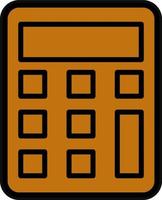 conception d'icône de vecteur de calculatrice