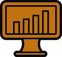 conception d'icônes vectorielles d'analyse vecteur