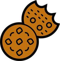 conception d'icône de vecteur de cookie