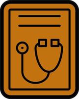 conception d'icône de vecteur de contrôle de santé