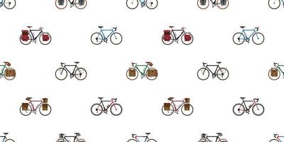 vélo sans couture modèle vecteur cyclisme isolé ancien fond d'écran Contexte illustration graphique