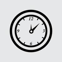 minimal alarme l'horloge icône ou regarder symbole vecteur