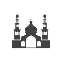 islamique mosquée logo conception vecteur modèle illustration