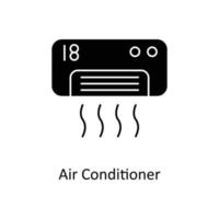 air Conditionneur vecteur solide Icônes. Facile Stock illustration Stock