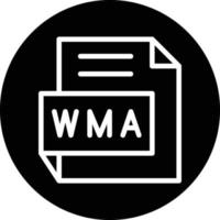 wma vecteur icône conception