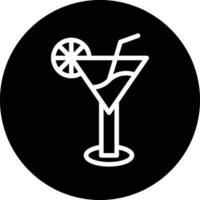 conception d'icône de vecteur de cocktail