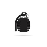 grenade icône vecteur illustration