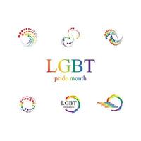 lgbt logo et symbole vecteur