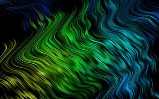 multicolore foncé, motif vectoriel arc-en-ciel avec des formes liquides.