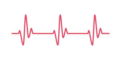 cœur rythme graphique vérification votre battement de coeur pour diagnostic vecteur