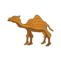 conception animale illustration de chameau vecteur