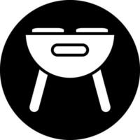 un barbecue vecteur icône conception