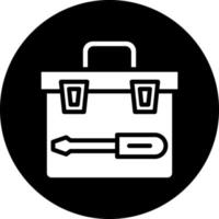 conception d'icône de vecteur de boîte à outils