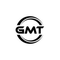 création de logo de lettre gmt en illustration. logo vectoriel, dessins de calligraphie pour logo, affiche, invitation, etc. vecteur