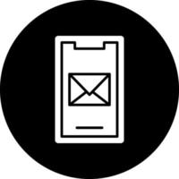 mobile courrier vecteur icône conception