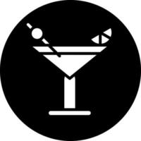 conception d'icône de vecteur de cocktail