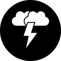 conception d'icône de vecteur de tempête