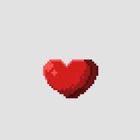 l'amour signe dans pixel art style vecteur