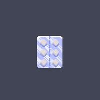 pilule pack dans pixel art style vecteur