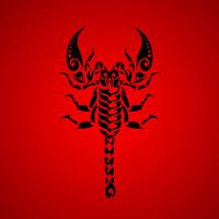 Vecteur de tatouage Scorpion