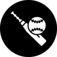 conception d'icône de vecteur de baseball