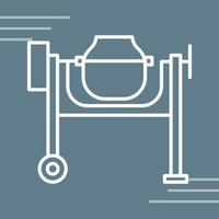 icône de vecteur de mélange de ciment