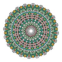 coloré mandalas pour coloration livre. décoratif rond ornements. inhabituel fleur forme. Oriental. anti stress thérapie motifs. tisser conception éléments. vecteur