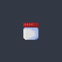 vide pot dans pixel art style vecteur