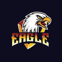 aigles mascotte vecteur logo conception