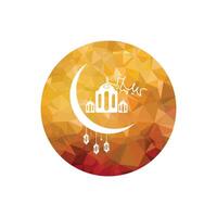 eid mubarak vecteur conception modèle. musulman vacances conception élément.