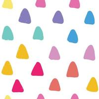 plusieurs Triangles modèle, brillant pastel couleurs, blanc abstrait Contexte. vecteur