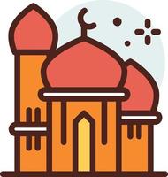 vecteur d'illustration de la mosquée