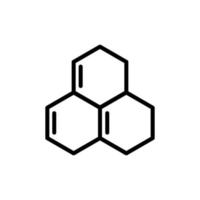 molécule, chimie vecteur icône illustration