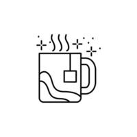 tasse thé vecteur icône illustration
