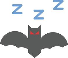 sommeil de chauve-souris illustration vecteur